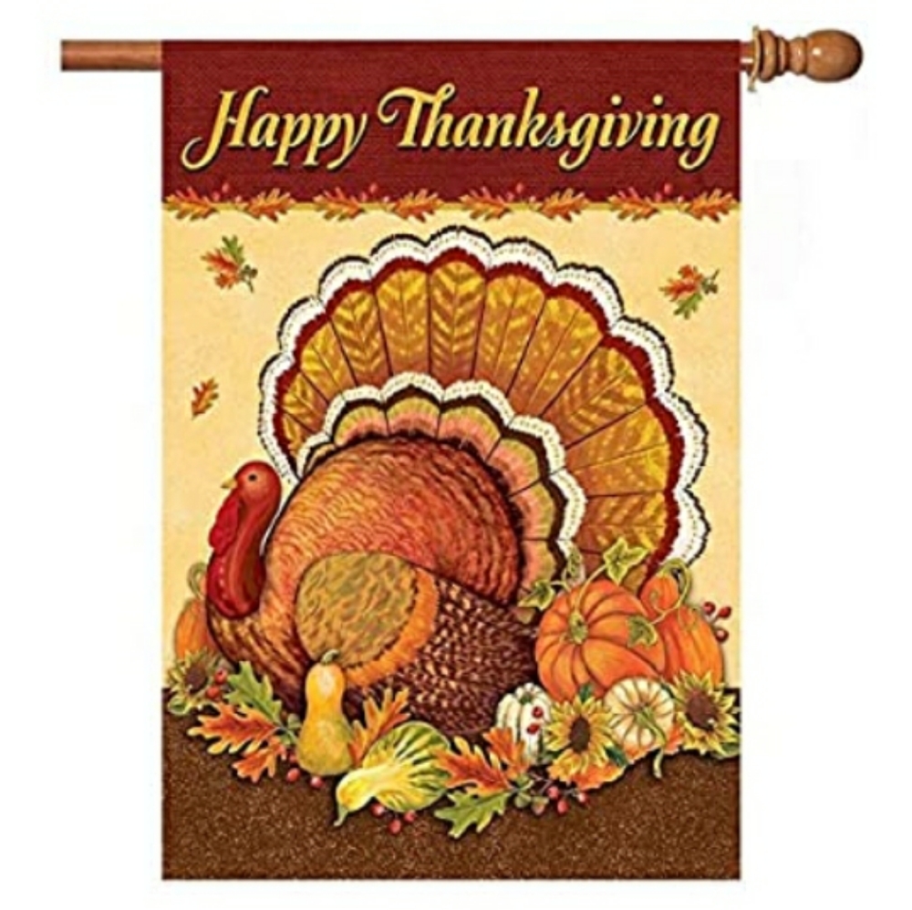 🧡 LARGE Thanksgiving  Flag 🧡